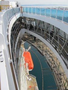 Royal-Princess-Seawalk-Construction