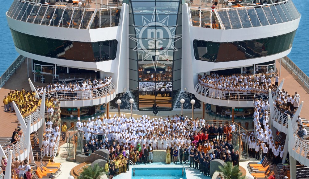 MSC Divina Crew Photograph
