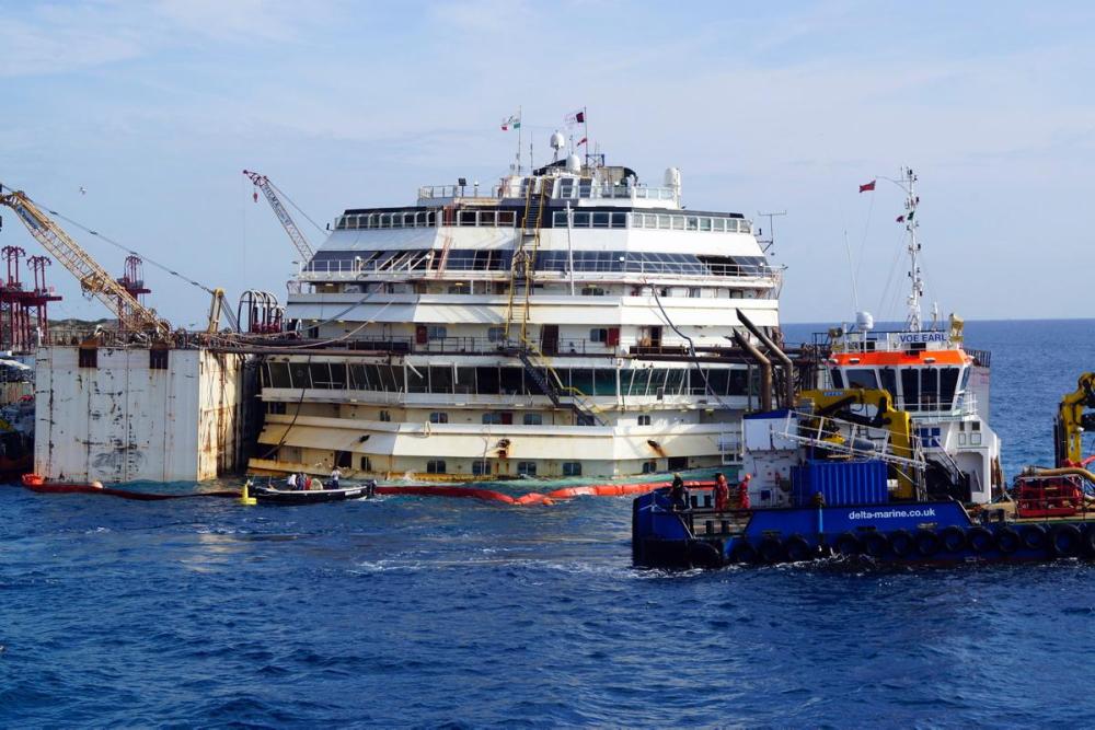 Costa Concordia Refloat 2014