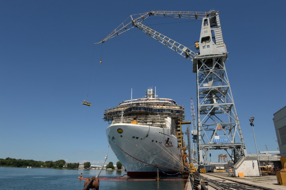 P&O Cruises Britannia Shipyard