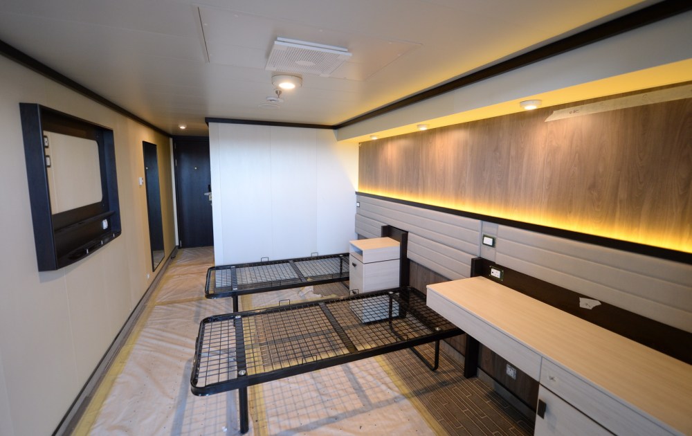 P&O Cruises Britannia Twin Cabin 