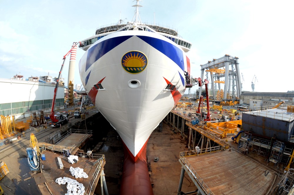 P&O Cruises Britannia Livery