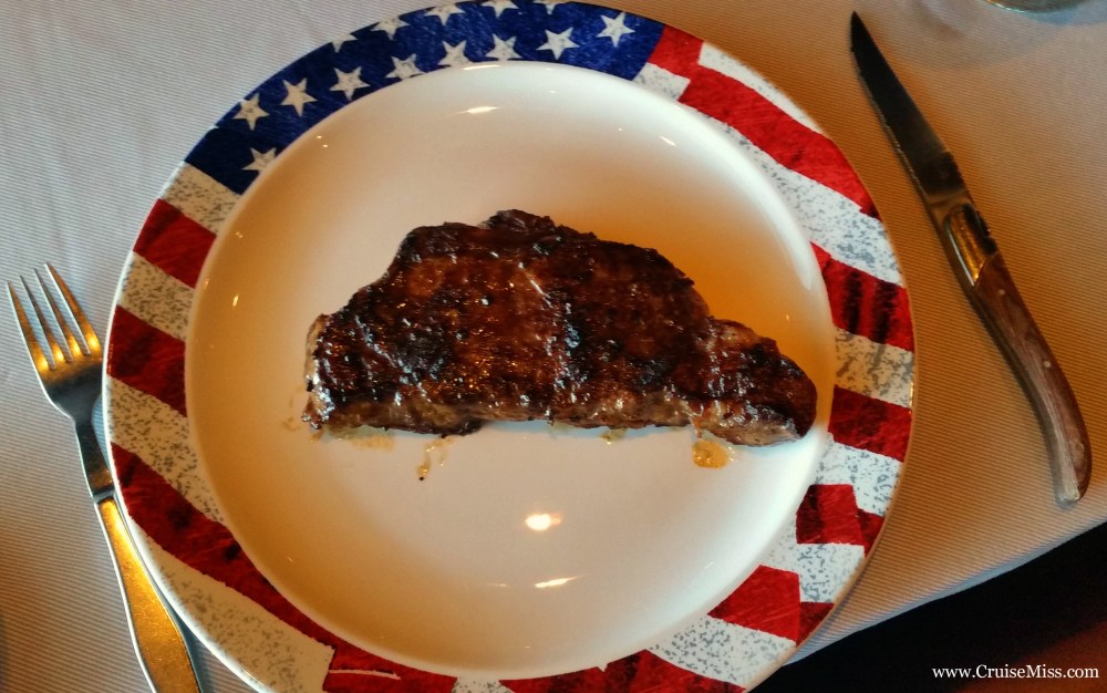 New York Strip Princess Cruises Crown Grill