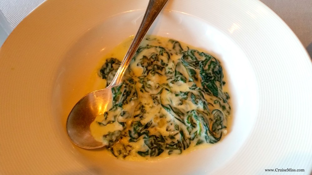 Creamed Spinach Princess Cruises Crown Grill