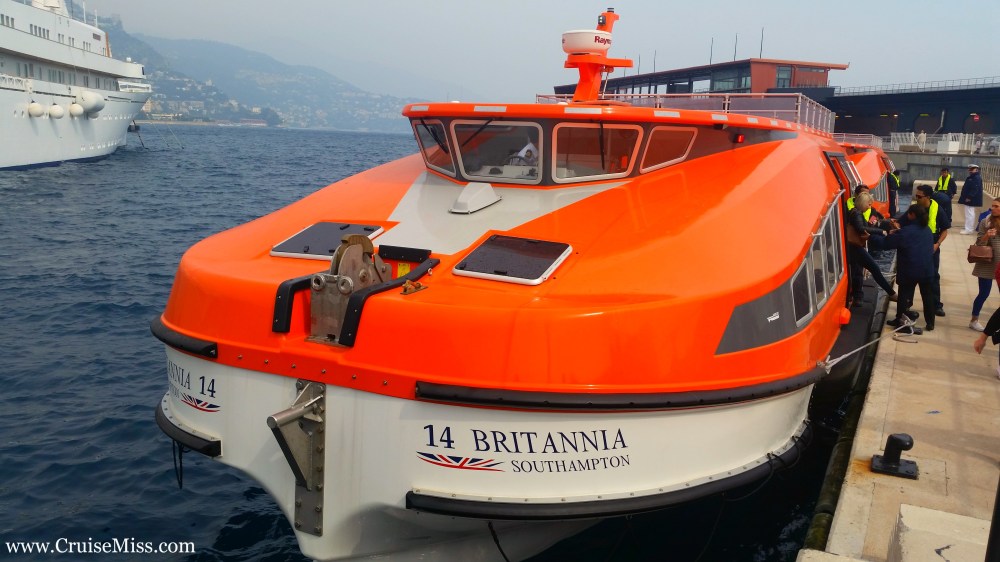 One of her sexy tender boats