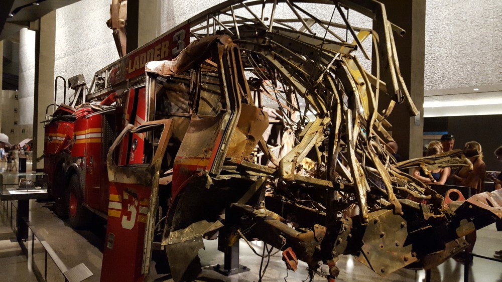 This fire truck was recovered after 9/11