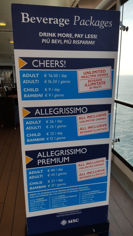 MSC-Cruises-Allegrissimo-Drinks-Package