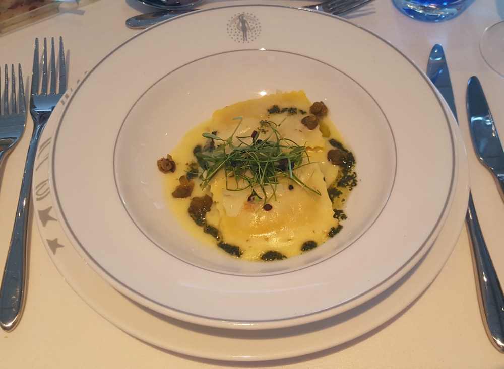 Bauletti pasta filled with Lobster - The Grill 