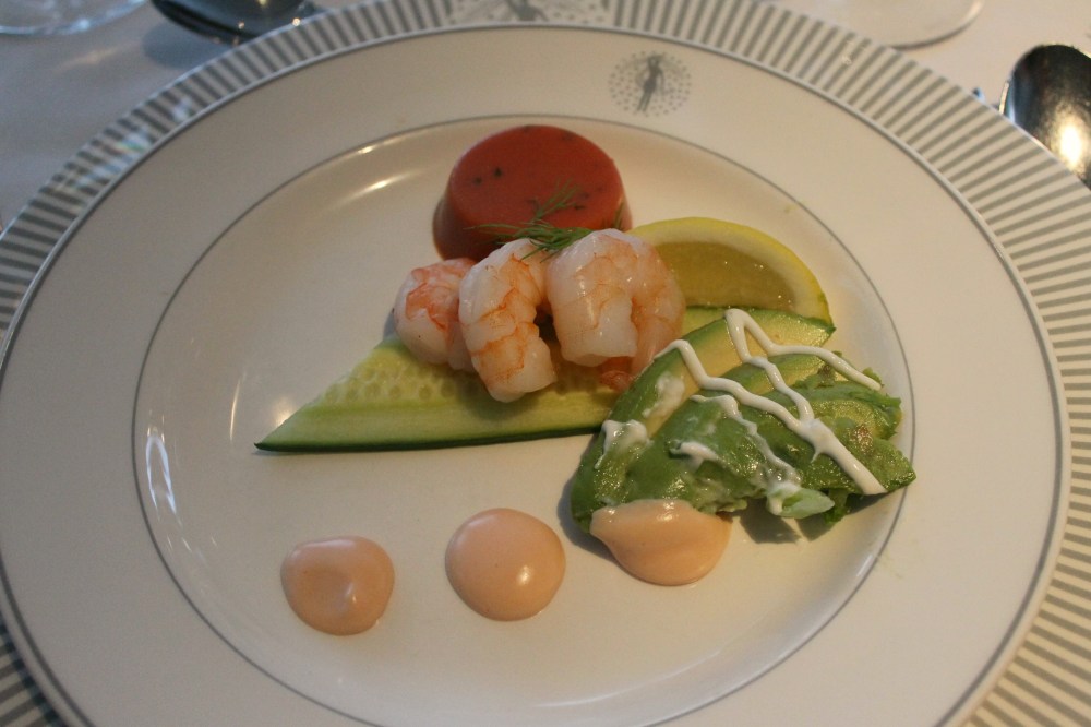 Prawn and Avocado salad - Main Dining Room