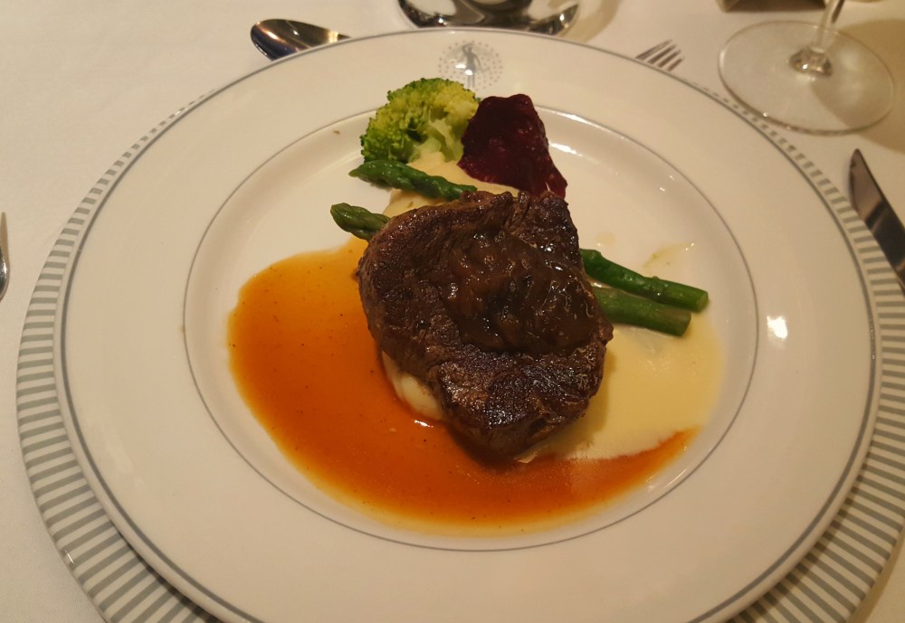 Tournedo of beef black and white - Main Dining Room