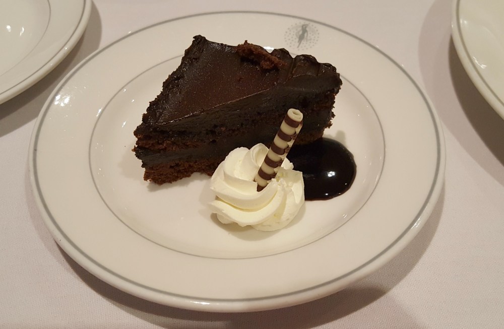 Chocolate cake (the best at sea!) - The Palms (buffet)